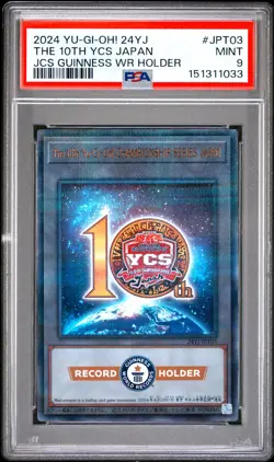 2024 #JPT03 THE 10TH YU-GI-OH! CHAMPIONSHIP SERIES JAPAN PSA 9 - Image 1