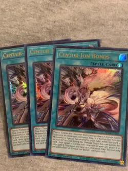 Yugioh! 3x Centur-Ion Bonds MP24-EN300 Ultra Rare 1st Ed NM - Image 1