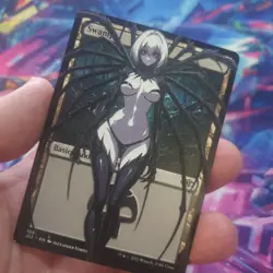 MTG Altered Art Card - Swamp - Anime Aracna Girl V2 Magic The Gathering - Image 1