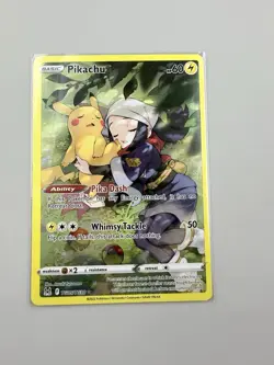 Pokemon Pikachu TG05/TG30 Lost Origin Trainer Gallery Holo Card NM - Image 1