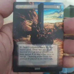 MTG Altered Art Card - Basalt Monolith - Revised - Magic The Gathering - Image 1