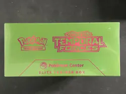 Pokemon Cards Sealed ETB Pokemon Center Exclusive Temporal Forces S&V - Image 2