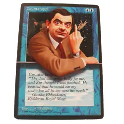 MTG Altered Art Card - Counterspell - Ice Age - Magic the Gathering TCG - Image 1