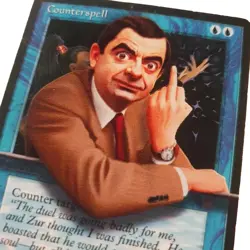 MTG Altered Art Card - Counterspell - Ice Age - Magic the Gathering TCG - Image 2