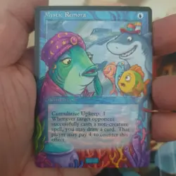 MTG Altered Art Card - Mystic Remora - Ice Age - Magic The Gathering - Image 1