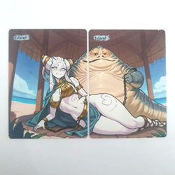 MTG Altered Art Card Scene - SW Crossover Island - Magic the Gathering TCG - Image 1