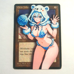 MTG Altered Art Card - Winter Orb 4th Ed Black Border PTBR - Magic the Gathering - Image 1