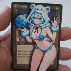 MTG Altered Art Card - Winter Orb 4th Ed Black Border PTBR - Magic the Gathering - Image 2