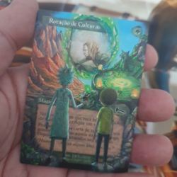 MTG Altered Art Card - Crop Rotation (PTBR) - Magic The Gathering RedV - Image 1