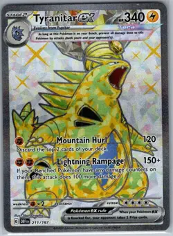 Tyranitar ex 211/197 SV03: Obsidian Flames - Pokemon Card - NM - Image 1