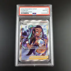 PSA 10 Nessa 183/185 Trainer Vivid Voltage Full Art Holo Graded Pokemon Card - Image 1
