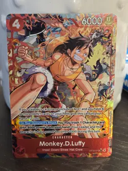 Pack Fresh - One Piece Card Game Monkey D. Luffy SR OP16-015 Foil Character Eng - Image 2