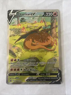 Pokemon TCG Charizard v SWSH260 Sword & Shield Promo Card - Image 1