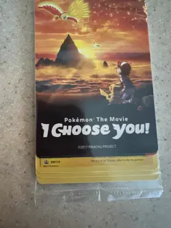 2017 Pokemon The Movie I Choose You Ash's Pikachu Promo Sealed Pack - 3 Cards - Image 2