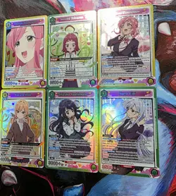 Union Arena The 100 Girlfriends Who REALLY Love You Lot 6x English Card Unsed - Image 3