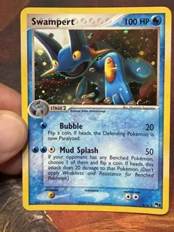 Swampert 5/17 Holo Rare POP Series 1 Pokemon Card - Image 1