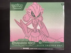 Pokemon Cards Sealed ETB Pokemon Center Exclusive Paradox Rift S&V - Image 1