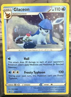 Glaceon SWSH192 SWSH: Sword & Shield Promo Cards Holo - NM - Image 1