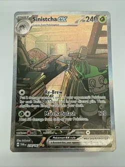 Sinistcha EX 210/167 SV06 Twilight Masquerade Holo Card - Image 1