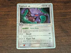 Exploud Ex 92/100 EX Crystal Guardians Rare Holo EX Pokemon Trading Card - Image 1