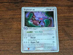 Exploud Ex 92/100 EX Crystal Guardians Rare Holo EX Pokemon Trading Card - Image 3