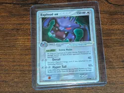 Exploud Ex 92/100 EX Crystal Guardians Rare Holo EX Pokemon Trading Card - Image 5