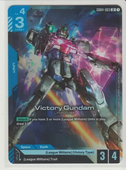 Victory Gundam - Legend Rare Gundam Card GD04-003 LR - Image 1