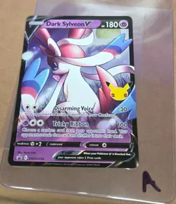 Dark Sylveon v SWSH134 SWSH: Sword & Shield Promo Cards Holo NM (Listing A) - Image 2