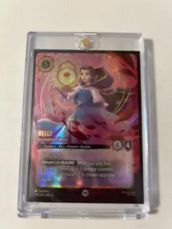 Ravensburger Disney Lorcana TCG Belle - Accomplished Mystic Enchanted - Image 1