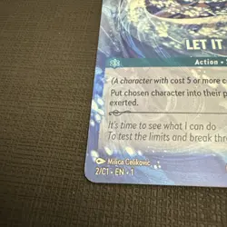 Disney Lorcana LET IT GO Top Prize Challenge Foil Promo 2/C1 EN 1 - Image 3