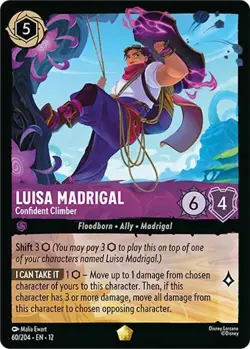 Luisa Madrigal - Confident Climber 60/204 Non-Foil Wilds Unknown Disney Lorcana - Image 1
