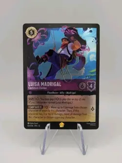 Disney Lorcana TCG: Luisa Madrigal 60/204 Wilds Unknown Cold Foil Legendary - NM - Image 1