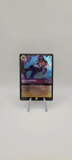 Disney Lorcana TCG: Luisa Madrigal 60/204 Wilds Unknown Cold Foil Legendary - NM - Image 2