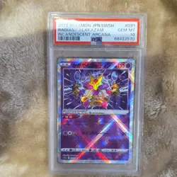 Pokemon 2022 Radiant Alakazam 031/068 S11a Incandescent Arcana JP Holo PSA 10 - Image 2