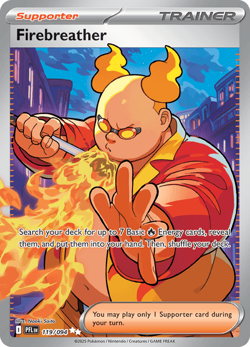 Pokemon TCG Firebreather 119/094 Full Art Ultra Rare Phantasmal Flames NM/M - Image 1