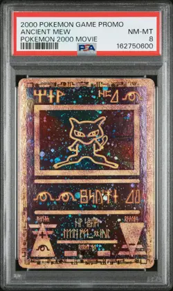2000 POKEMON GAME MOVIE POKEMON 2000 MOVIE ANCIENT MEW PSA 8 - Image 1