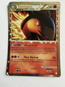 The Pokemon Company Typhlosion (Prime) HGSS Holo Ultra Rare Eng 140HP 110/123 - Image 1