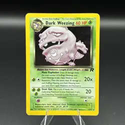 Dark Weezing 14/82 Unlimited Team Rocket Holo Rare Pokemon Card - MP - Image 1