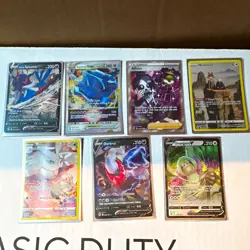 Pokemon TCG Astral Radiance 7 Card Lot VSTAR, Full Art, V - Image 1