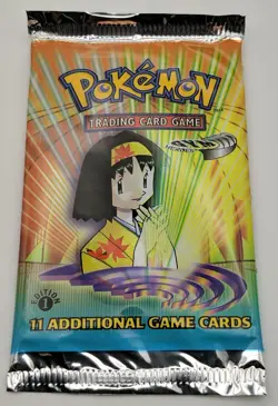 Pokemon Gym Heroes 1st Edition Booster Pack - Erika Artwork - Factory Sealed 742818062121 - Image 1