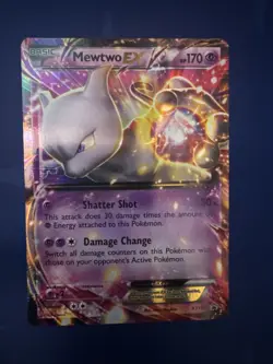 Mewtwo EX XY107 Black Star Promo Holo Foil Pokemon - Image 1