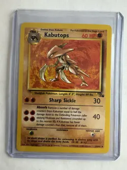 WoTC Pokemon TCG 1999 Fossil Lot of 5 Rare Kabutops Hypno x2 Lapras Aerodactyl - Image 3
