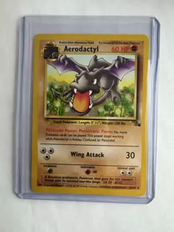 WoTC Pokemon TCG 1999 Fossil Lot of 5 Rare Kabutops Hypno x2 Lapras Aerodactyl - Image 5
