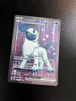Absol ex 214/197 Ultra Rare Obsidian Flames Pokemon Holo Near Mint - Image 1