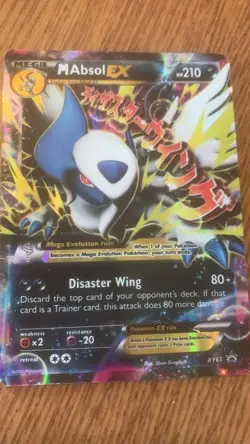 pokemon card M Absol EX - XY63 - Pokemon XY: Black Star Promos -hp - Image 1