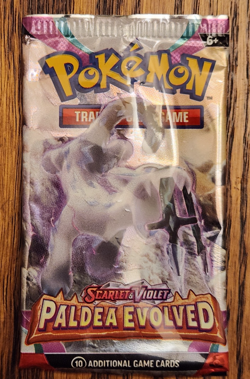Pokemon Paldea Evolved Scarlet & Violet Booster Pack Art Set Empty Display 2023 - Image 2