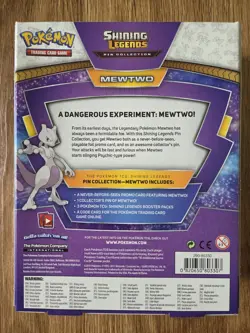 Pokemon Shining Legends Elite Trainer Box + Mewtwo Pikachu Pin Collection Boxes - Image 5