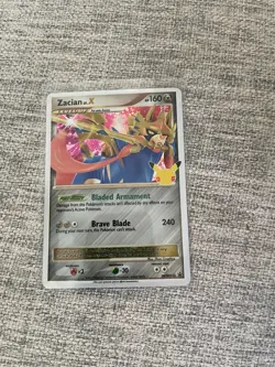 Zacian LV.X - SWSH135 - Pokemon Sword & Shield Promo Ultra Rare Holo Card LP - Image 1