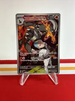 Pokemon Team Rocket's Houndoom 191/182 SV10 Destined Rivals IR Holo EN - Image 1