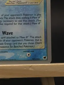 Pokemon Card - Mew Gold Star 101/101 World Championships 2008 Delta Species - Image 5